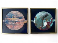 Pair of Original Oil Paintings by DAVID MAJCHRZAK