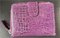 NEW - WalletBy Purple Folding Wallet
