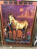 ORIGINAL OIL ON CANVAS HORSE BY AMY R STEIN LISTED