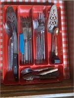 Drawer of Assorted Silverware