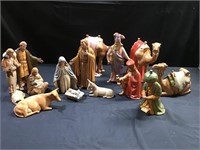 Stunning nativity ceramic