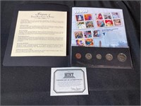 1980's -- A Century of U.S. Coins & Stamps