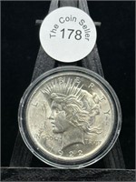 1922 Peace Dollar No Mint Mark UNC
