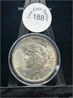 1923 Peace Dollar No Mint Mark UNC
