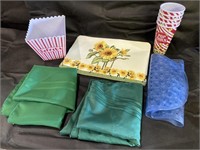 Popcorn Buckets, Placemats & More