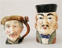 Vintage Character Toby Mugs Including Apco