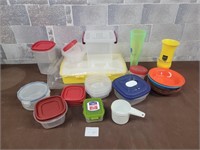 Plastic containers, tupperware etc