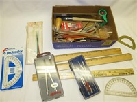 Architect Supplies & Paint Brushes, Rulers
