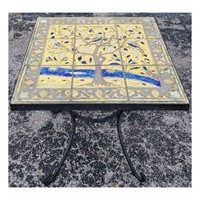 Antique Wrought Iron Table 1900s, Formerly at the