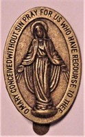 "O MARY CONCEIVED WITHOUT SIN" Clip Marker