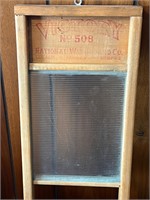 Victory No508 Glass & Wood Washboard