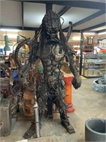 LIFE SIZE PREDATOR STATUE MADE FROM CAR