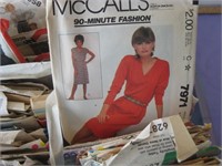 Large Lot of GREAT Vintage Sewing Patterns