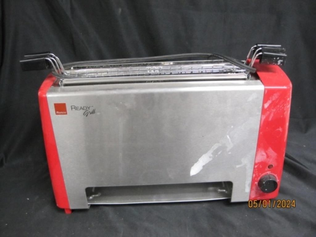 Ronco Ready Grill Red Vertical Indoor Grill