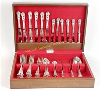 BIRKS GADROON STERLING FLATWARE SERVICE FOR EIGHT