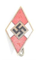 WWII German Hitler Youth Diamond Pin