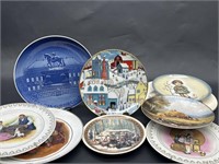 Selection of Collectable Plates, Some Christmas