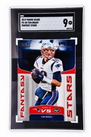 2019 PANINI SCORE FS-20 TOM BRADY FANTASY STARS SG