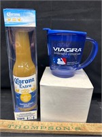 Corona speaker and viagra cup