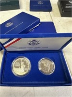 1986 PROOF LIBERTY SILVER DOLLAR & CLAD HALF