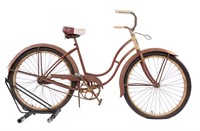 SCHWINN Vintage Girl's Maroon Bicycle