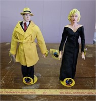 Dick Tracy & Modonna Dolls On Stands- By Aoolause