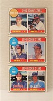 1990 BASEBALL MAGAZINE UNCUT CARD SHEET