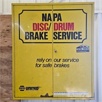 Napa Disc Brake/Drum service hanging cabinet