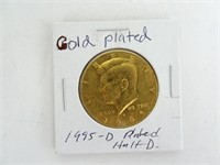 1995-D Gold Plated Half Dollar