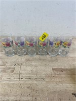 Floral Glass Set