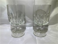 Set of 2 Crystal Cocktail glasses