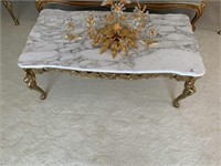 Marble-Top Lamp Table, Coffee Table, and More
