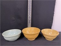 Group of Stoneware Bowls - All Marked