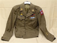 WW2 82nd Airborne Ike jacket with CIB