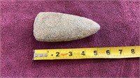 Rock Axe Found by Sangamon River north of Mt.