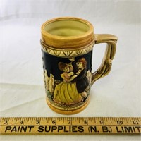 Vintage Pottery Stein (5 3/4" Tall)