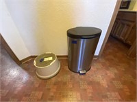 Small Step Stool & Trash Can