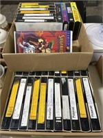4 Boxes of Various Children VHS Tapes