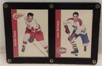Gordie Howe and Jean Beliveau Hockey Cards