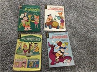 4 FLINSTONE COMIC BOOKS - GROUPING 15 CENT COMICS