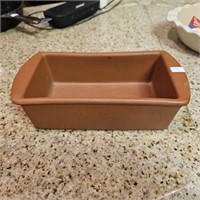 AU7 Copco 401 Earthenware Red Clay Bread Loaf Pan