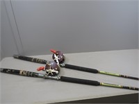 (2) Vintage Daiwa 8083 1pc. Casting Rods with