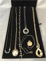 LOT OF 6 SILVER/GOLD NECKLACES