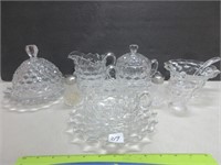NICE COLLECTION OF CLEAR DEPRESSION GLASS