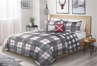 2 PIECE COMFORTER SET / S&CO  / REVERSIBLE / TWIN