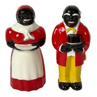 Plastic Aunt Jemima & Uncle Mose Shakers