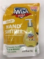 Wish Ultra Hand Sanitizer Lemon Citrus 1L