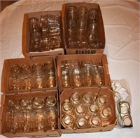 LOT - 87 QUART CANNING JARS