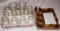 LOT - 14 1/2 PINT CANNING JARS