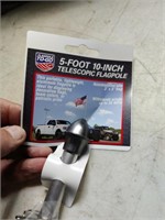 Brand New Flagpole Telescopic Aluminum 5' 10"